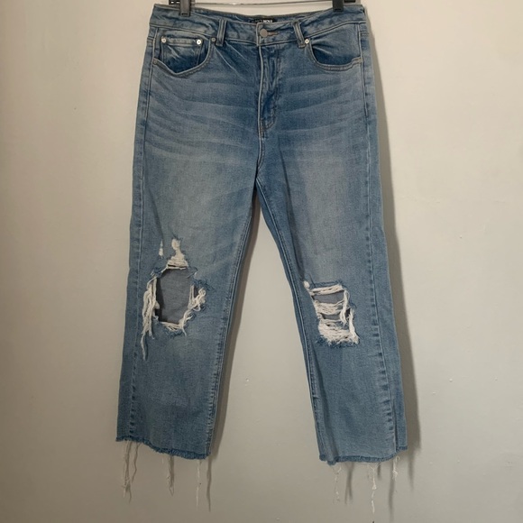 Fashion NOVA Distress Denim Jeans - Picture 1 of 2